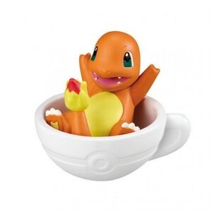 Pokemon XY Tea Cup Time Gashapon Charmander Figure